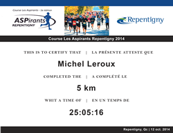 Certificat modèle 1