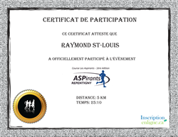 Certificat modèle 3